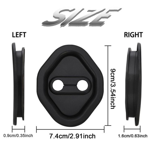 4pcs Silicone Door Lock Protector Shock-absorbing Cover For Ford Mondeo 2022 - Bild 4 von 15