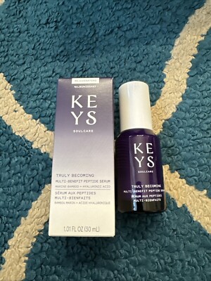 Keys Soulcare Truly Becoming Multi Benefit Peptide Serum - Full Size 1oz/30ml