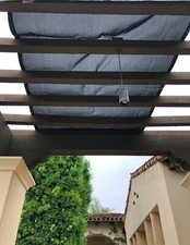 Sun Shade Screen Panel 12ft x 20ft | Gazebo Pergola Balconies Porch Patio Awning