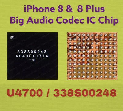 Für Apple iPhone 8 / 8 Plus / X Big Audio Codec Ersatz Sound IC 338S00248