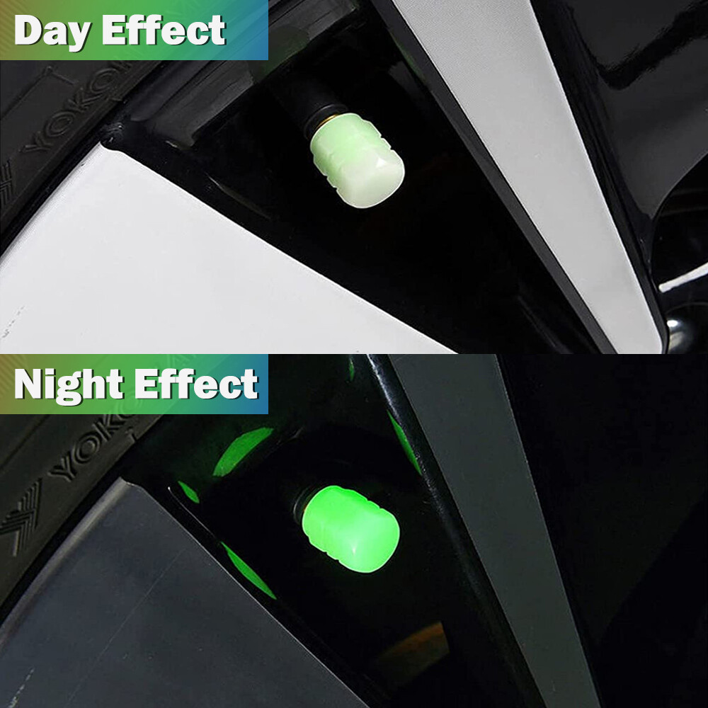 4PC Car Auto Wheel Tire Tyre Air Valve Stem Luminous Light Cap Cover Accessories eBay