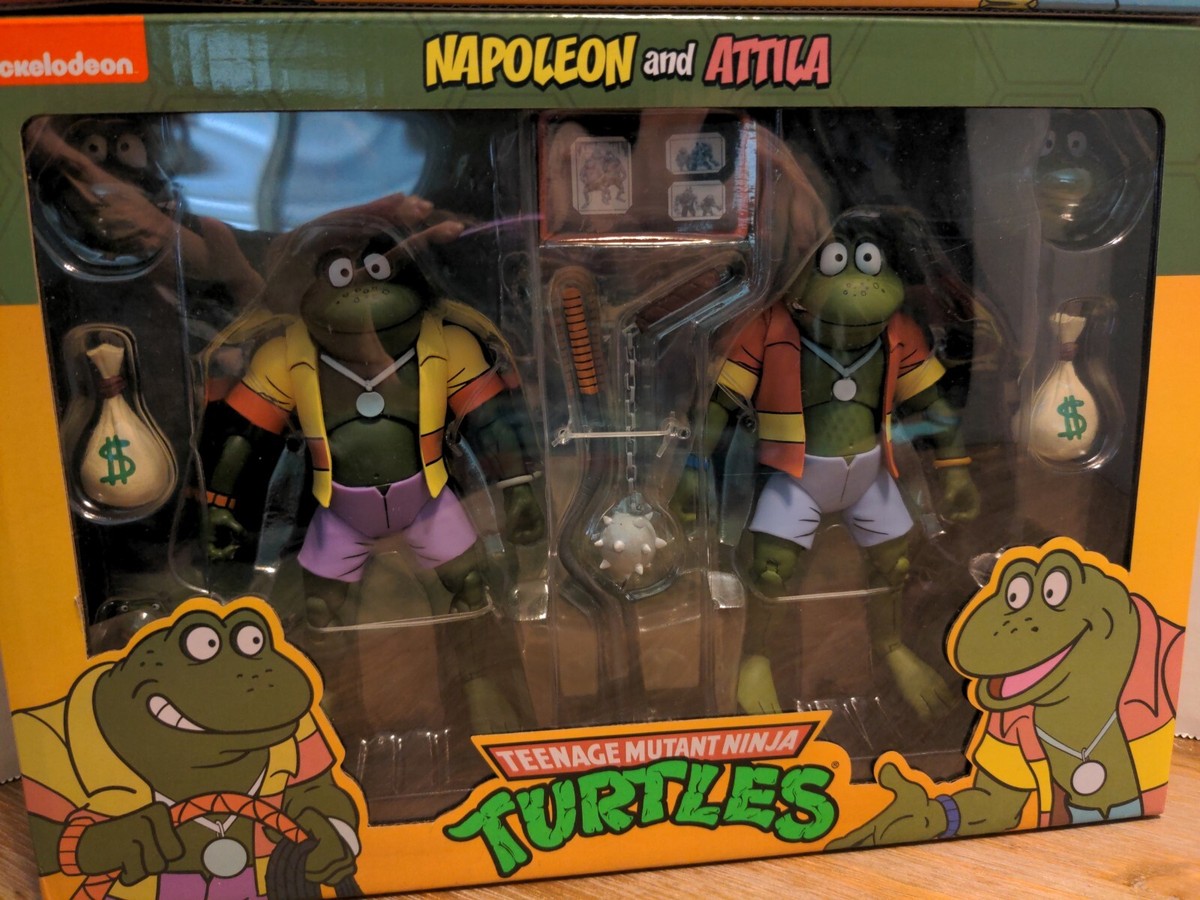 NECA TMNT Ninja Turtles Napoleon Attila Genghis Rasputin
