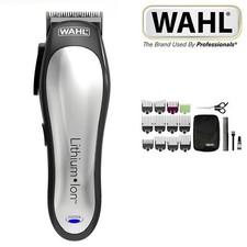 Wahl 79600-807 Power Clipper Kit Black Cordless Rechargeable Lithium Ion
