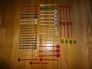 50 Vintage Advertising Swizzle Stick Drink Stirs