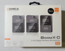 Comica BOOMX-D D2 2.4g Digital Wireless Microphone, Black