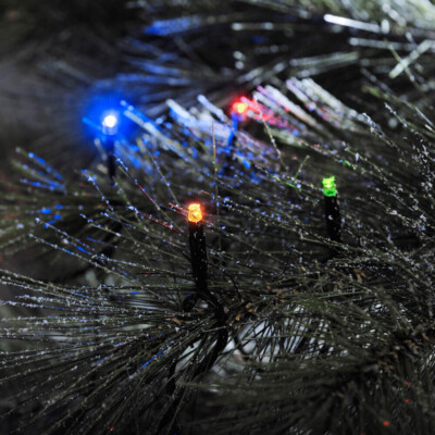 Konstsmide 3610-500 Micro 40 bunte LEDs Weihnachts Außen Lichterkette 16,24 m