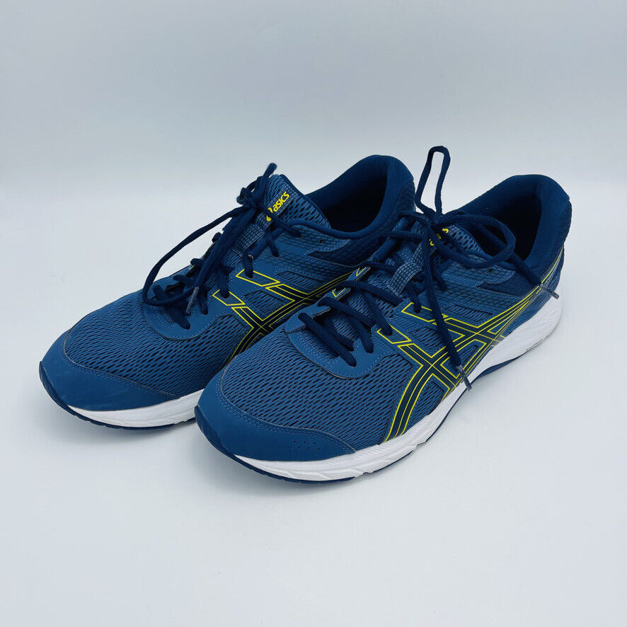 Asics Men's Sz 14 Gel Contend 6 Running Shoes 1011A667 Blue 