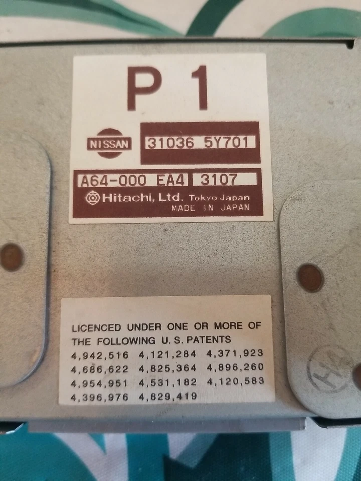 Infiniti I35 2001 Nissan Máxima módulo de control de transmisión P/N: 31036 5Y701 Foto 4 de 4