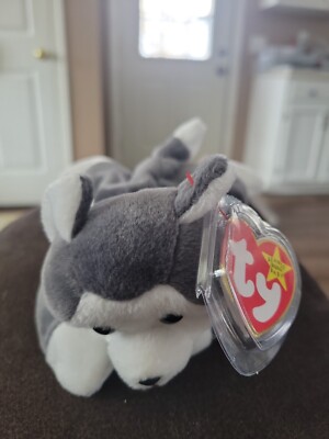 Ty Beanie Babies Nanook the Dog 1996 With Hang & Tush Tags