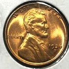 1936-D  Uncirculated Lincoln Wheat Cent #12009