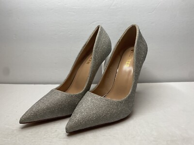 Bigtree Silver Sparkly Pumps   Size 36