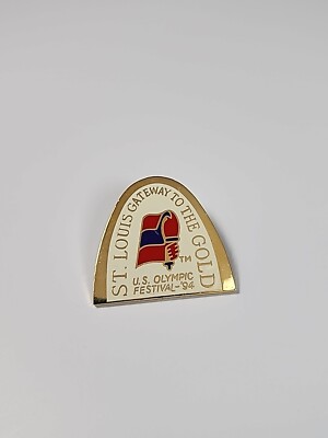 St Louis Gateway to the Gold Souvenir Lapel Pin US Olympic Festival '94
