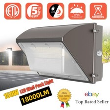 150 Watts LED Wall Pack with Photocell, Security/Warehouse/Parking Lot Lighting