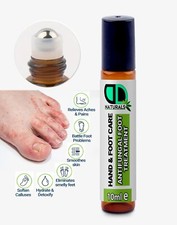 Hand & Fuß Antimykotische Fußbehandlung Massage Roller Ball 10ml Smoothies Haut UK