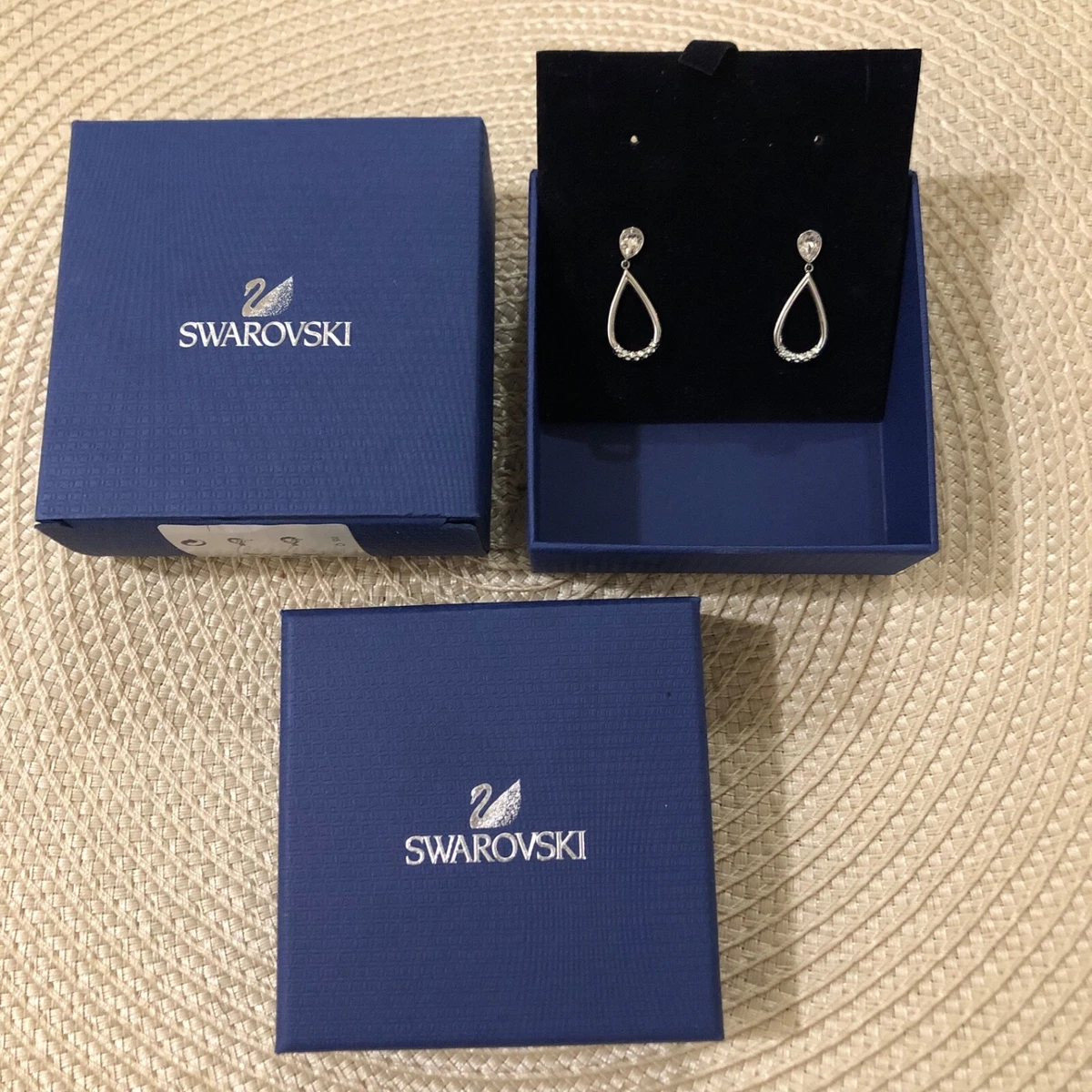 Swarovski Crystal Earrings Endgame teardrop brand new with box