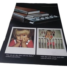 Polaroid SX-70 Alpha 1 Print Ad 1970s OR PICK ANY 3 ADS FOR 24 FLIPSIDE deBeers