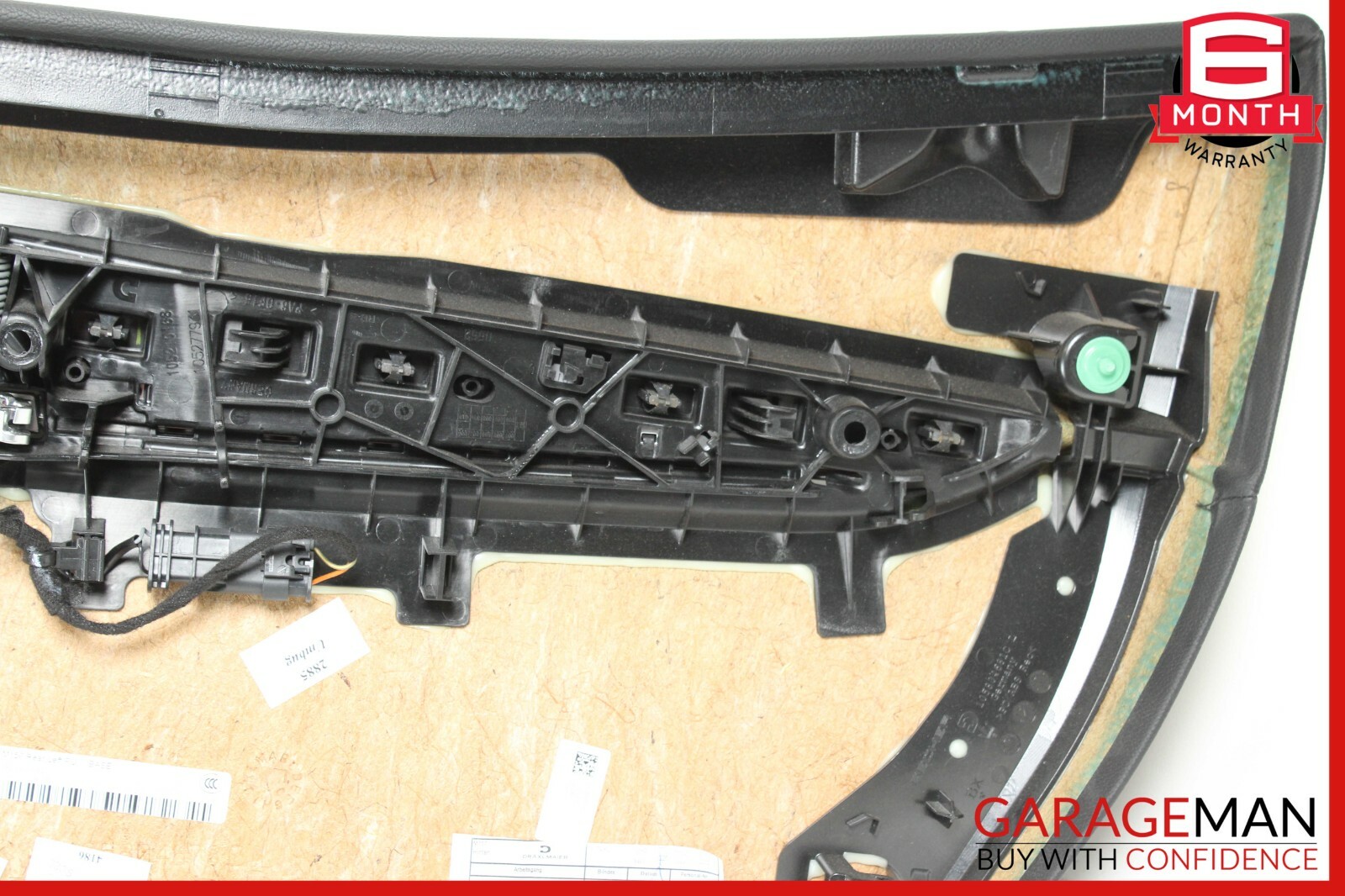 14-17 Maserati Ghibli Rear Left Side Complete Interior Door Panel Cover Black