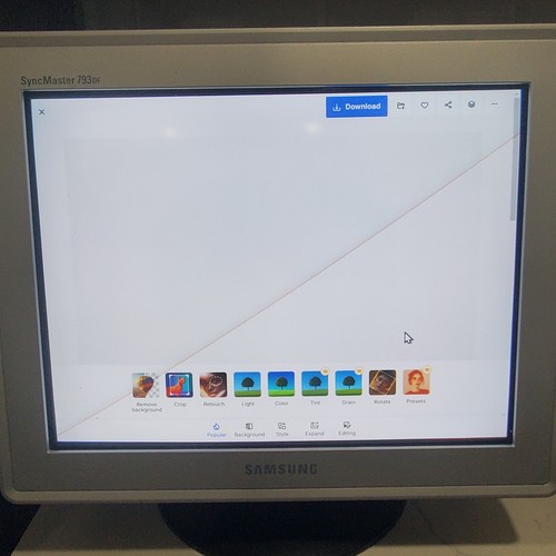 Vintage Gaming Samsung SyncMaster 793DF 17" CRT VGA Computer Monitor 2004 - Picture 24 of 24