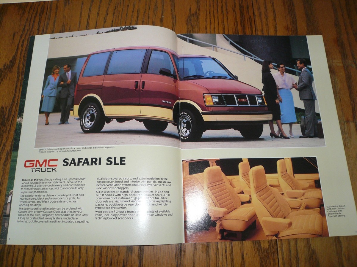 1988 GMC Safari/Rally Truck Sales Brochure - Vintage - Two for One