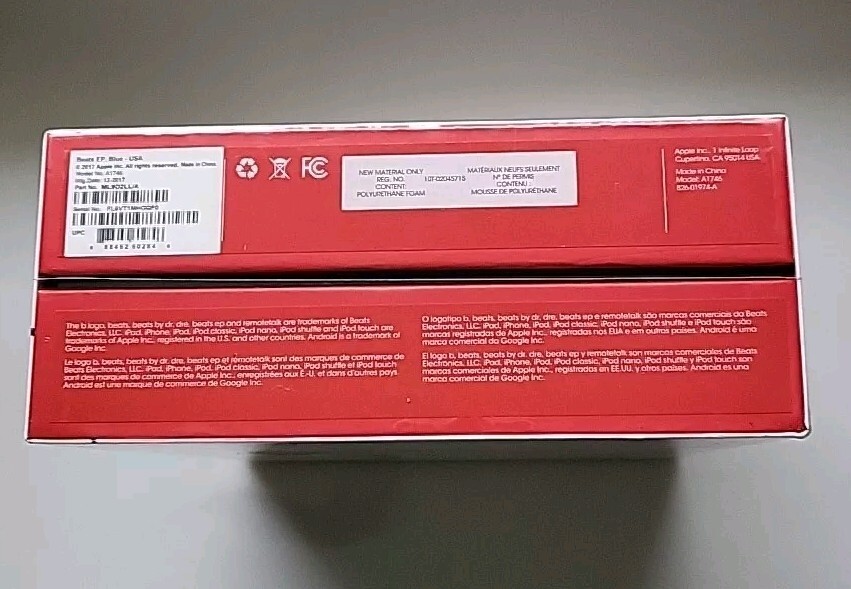 Beats By Dr. Dre ML9D2LLA Headphones - Blue Sealed 