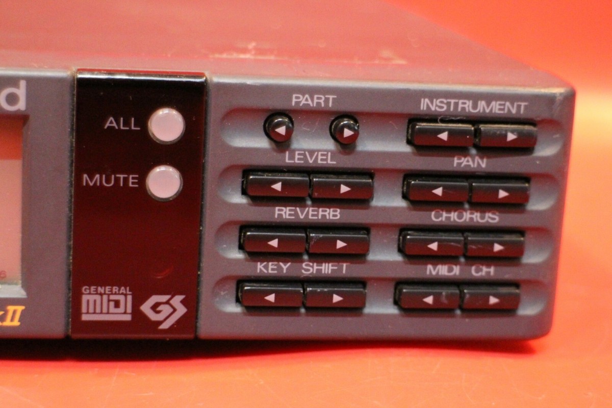 USED Roland SC-55 sc55 mkⅡSound Canvas Module Rack Synth