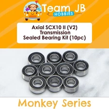 Axial SCX10 II (V2) Transmission - 10 Pcs Rubber Sealed Bearings Kit