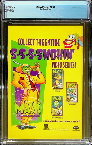 Marvel Versus DC #2 (Mar 1996, DC-Marvel) CGC 9.8 - Picture 2 of 2