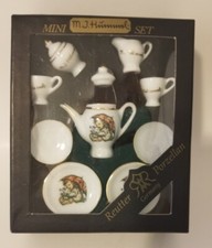 M.J. Hummel Mini Porcelain 10pc Tea Set Made in Germany Collectibles