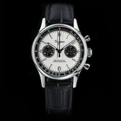 Watch 40mm SWANNECK Sugess Chrono Heritage Panda Dial Chrono