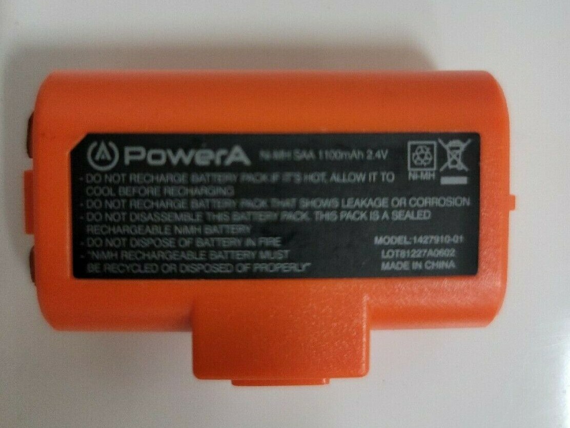 Xbox One Rechargeable Battery Pack 142791001 Orange PowerA eBay