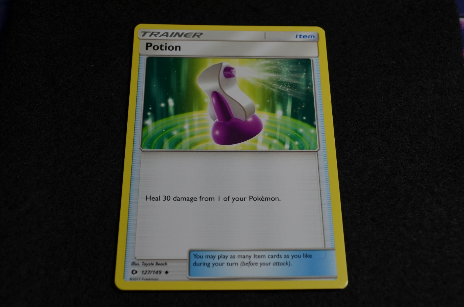 Pokemon POTION Sun & Moon Base Set 127/149 NM/Mint PACK FRESH