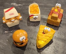 5 Lickety Split Rolling Racers 1989 Burger King French Toast Nuggets Pie Lot Kid