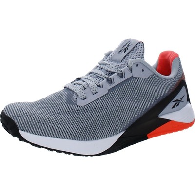 Reebok mens Nano X1 Cross Trainer, Cold Grey/Core Black/Orange Flare, 11.5 US