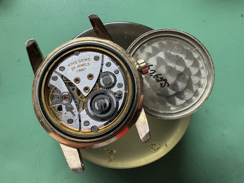 Vintage SEIKO KING SEIKO KS FIRST 15034KS 14k GF MENS WATCH Japan 114 - Picture 18 of 21