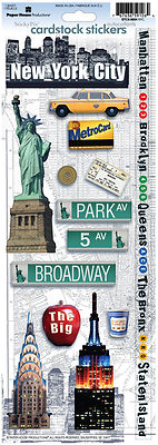 Paper House Cardstock Stickers 4.625/"X13/"-New York City STCX0034