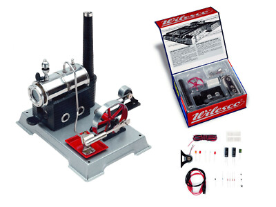 WILESCO D100E (05101) TOY STEAM ENGINE KIT w. Dynamo and LED - NEW