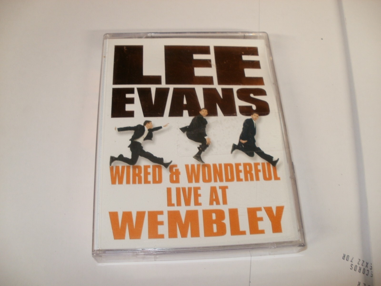 LEE EVANS - WIRED & WONDERFUL , LIVE AT WEMBLEY - AUDIO BOOK CASSETTES