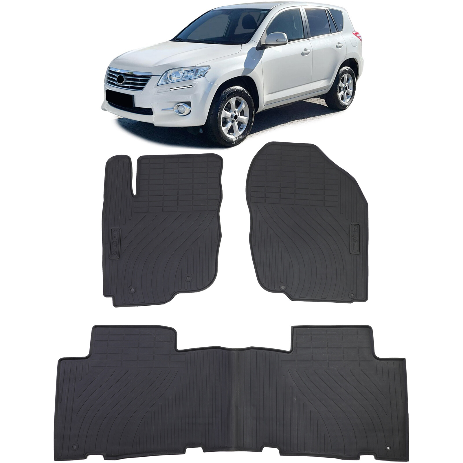 Tappeti Auto in Gomma per Toyota RAV4 2005-2013 | Protezione Totale
