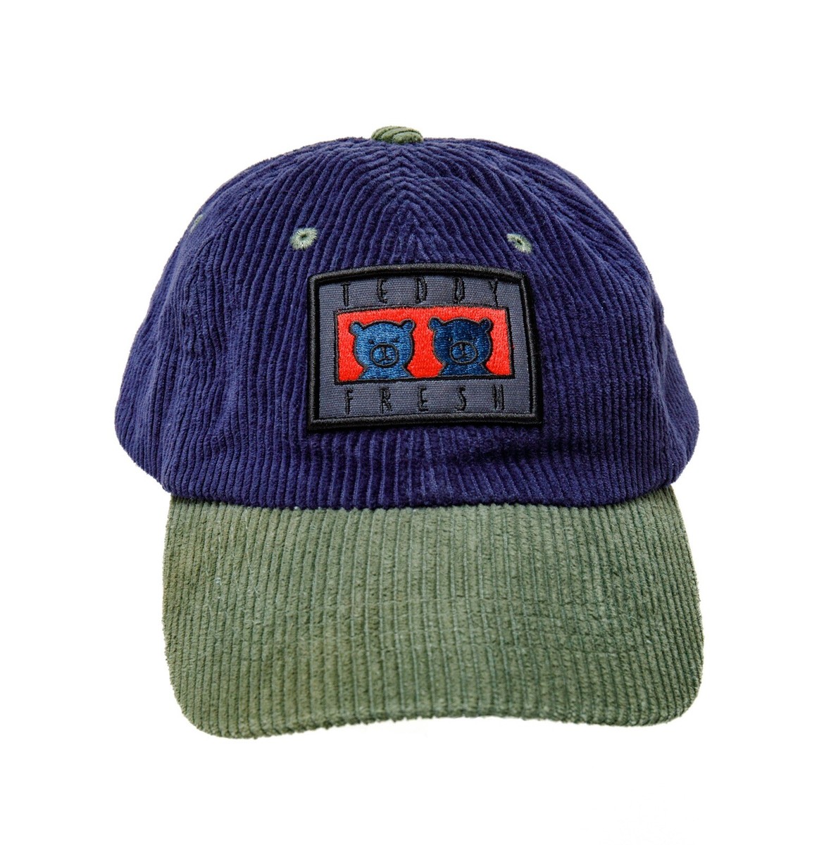 Teddy Fresh Two Teds Hat Corduroy Strapback Adjustable One Size