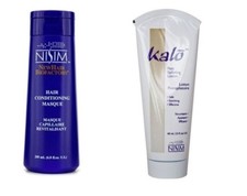 NISIM Hair Conditioning Masque 6.8oz  Kalo Post Epilating Lotion 2.0oz SET