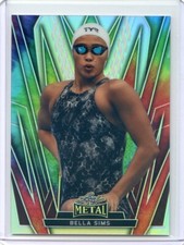 2024 Leaf Metal Women of Sport BELLA SIMS #16 TIE-DYE PRISMATIC BASE #1/1