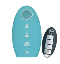 Keyless Entry Key Fob Rubber Cover for Nissan Remote Armada Leaf Sentra Altima