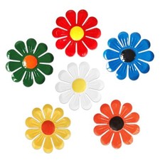 6 Pcs Metal Flowers Wall Decor Garden Decor, Metal Flower Sunflower Wall Art