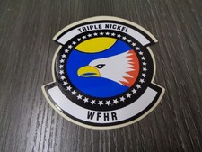 1970s/1980s? US AIR FORCE PATCH-555th TRIPLE NICKEL SQUADRON Decal STICKER