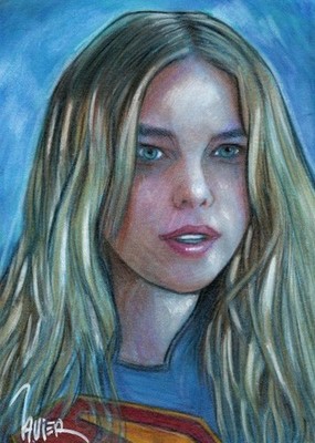 Superman SUPERGIRL Kara Zor-El Milly Alcock Sketch Card PRINT Open Edition