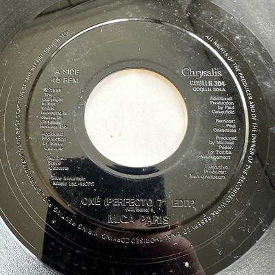 Mica Paris   One 7'' Single Record 1995 Perfecto Mix Chrysalis Pop Soul 45RPM