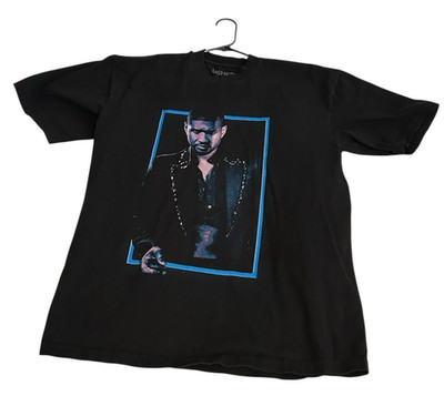 Usher My Way Las Vegas Residency 2023 Rap Tee Shirt Front Back Men s L Concert