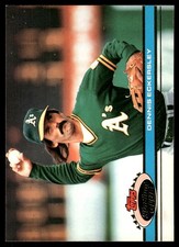 Dennis Eckersley 1991 Stadium Club #332 Athletics MLB READ FREE SHIPPING