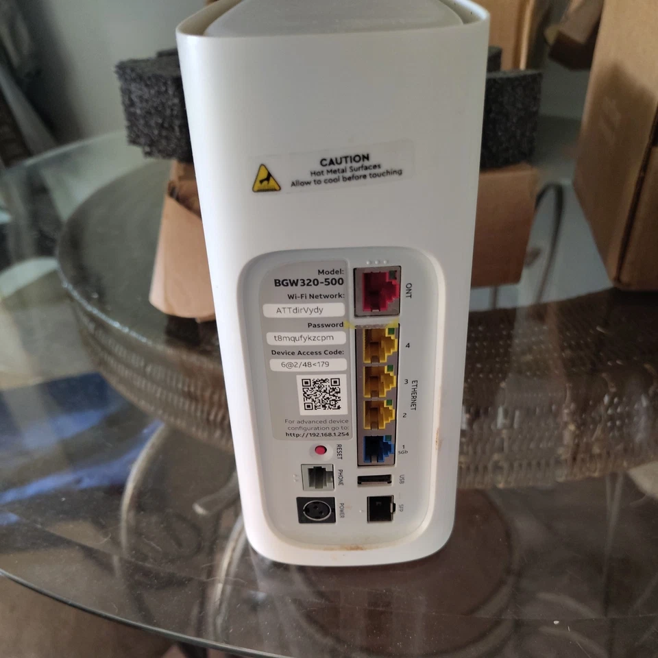 Modelo AT&T: BGW320-500 Módem de Internet WiFi---ROUTER Foto 3 de 4