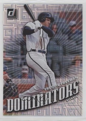 2019 Panini Donruss Dominators Vector Freddie Freeman #D9 14tz